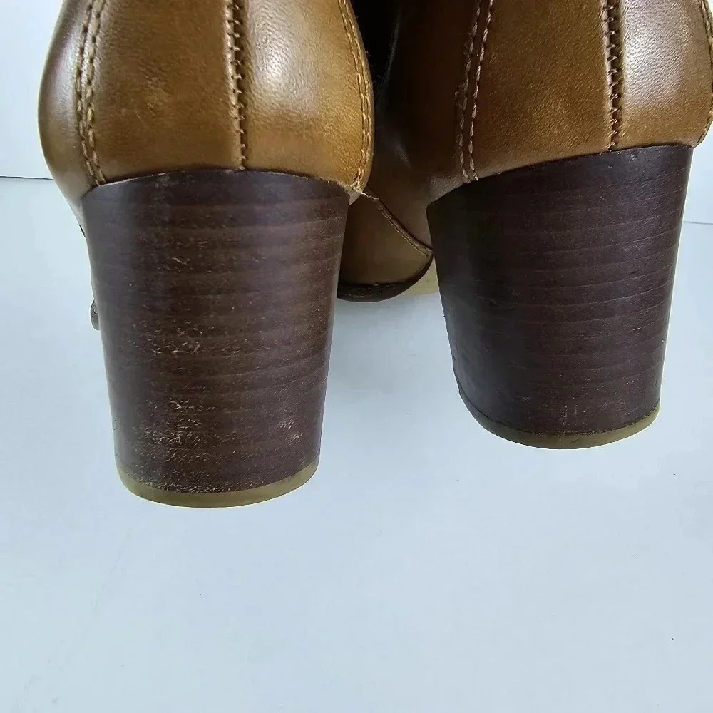 Madewell Regan pull on boot in Saddle brown Booties Short Heeled - Picture 10 of 14